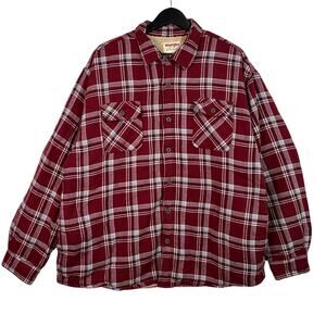 Wrangler Fleece Lined Collared Button Down Flannel